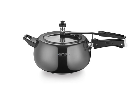 HOTSUN DAISY 5.5 LTR BLACK INDUCTION WITH BLACK LID ( hardanodised)