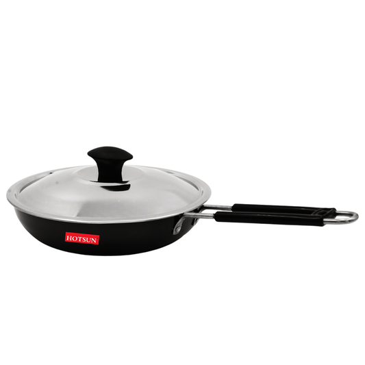 HOTSUN FRYPAN HARD-ANODISED WITH INDUCTION BOTTOM